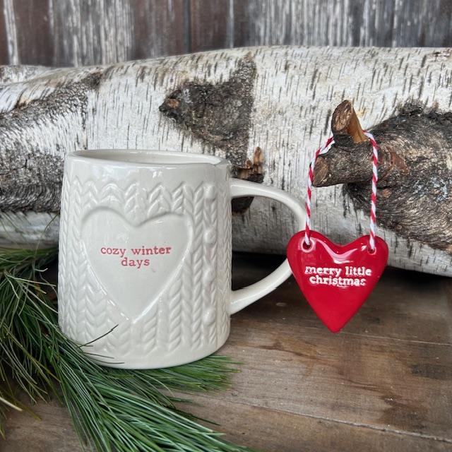 Cozy Winter Mug & Ornament Set