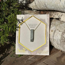 Labradorite & Gold Necklace - Stone of Magic