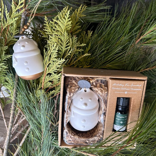 Snowman Oil Diffuser Ornament