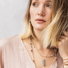 Labradorite & Gold Necklace - Stone of Magic