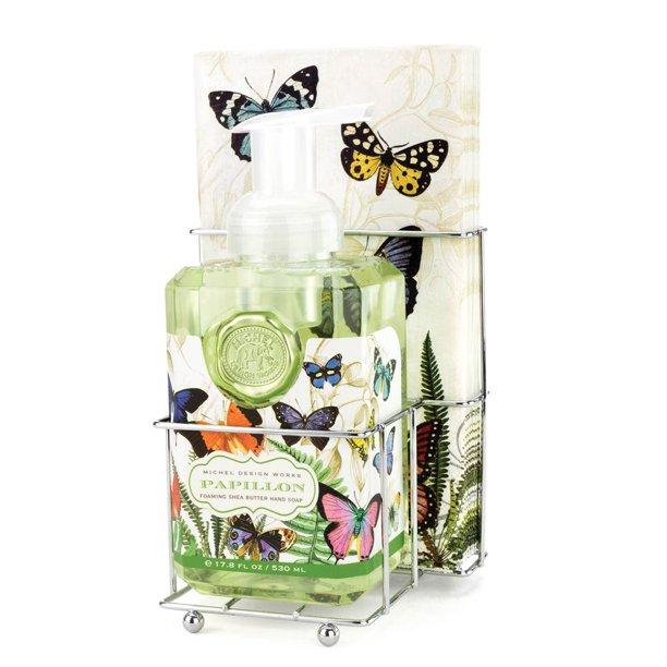 Foaming Soap & Napkins Gift Caddy