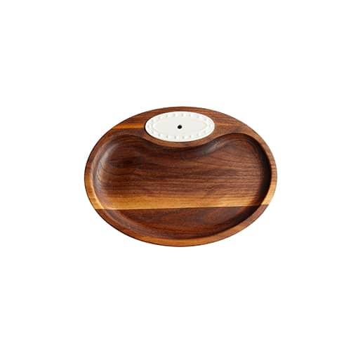 Walnut Tidbit Tray